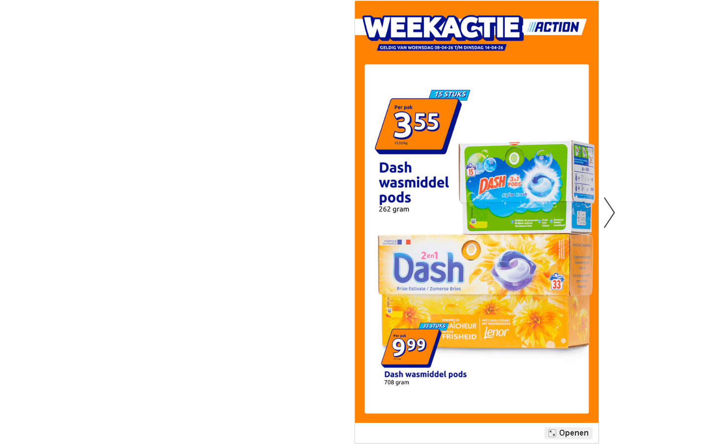 Action folder pagina 1