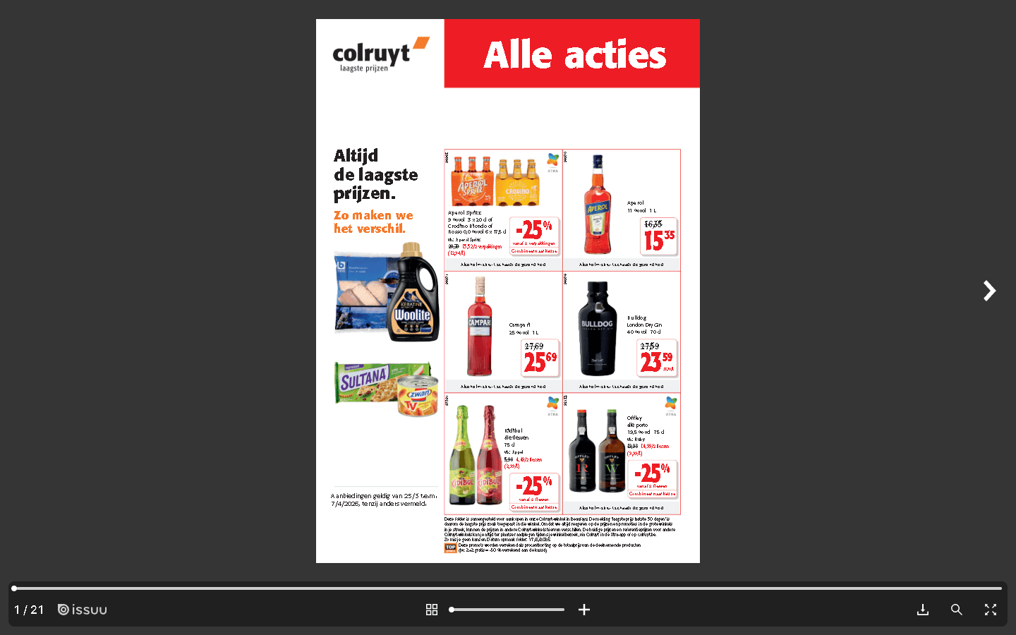 Colruyt folder pagina 1