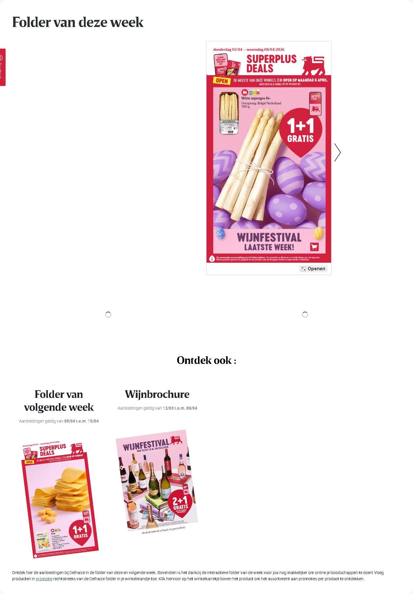 Delhaize folder pagina 1